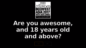 What Beerfestasia.com website looked like in 2017 (7 years ago)