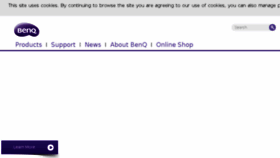 What Benq.fi website looked like in 2017 (7 years ago)