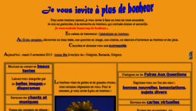 What Bonheurpourtous.com website looked like in 2017 (7 years ago)