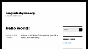 What Bangladeshymca.org website looked like in 2017 (7 years ago)