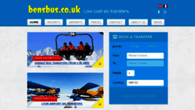 What Bensbus.co.uk website looked like in 2017 (7 years ago)