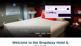 What Broadwayhotelnyc.com website looked like in 2017 (6 years ago)