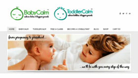 What Babycalm.co.uk website looked like in 2017 (7 years ago)