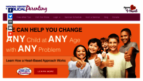 What Biblicalparenting.org website looked like in 2017 (7 years ago)