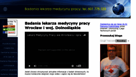 What Badania-lekarza-medycyny-pracy.com website looked like in 2017 (7 years ago)