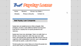 What Bestpaydayloans.info website looked like in 2017 (7 years ago)