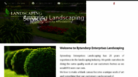 What Bytendorpenterpriseslandscaping.us website looked like in 2017 (7 years ago)