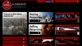 What Brggibsonauctions.com website looked like in 2017 (7 years ago)