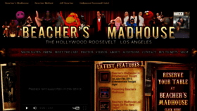 What Beachersmadhouse.com website looked like in 2017 (7 years ago)