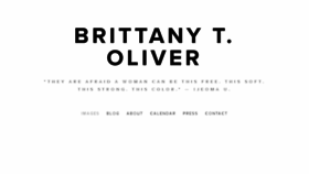 What Brittanytoliver.com website looked like in 2017 (8 years ago)