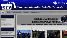 What Baumaschinenverleih-nettetal.de website looked like in 2017 (7 years ago)