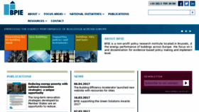 What Bpie.eu website looked like in 2017 (7 years ago)