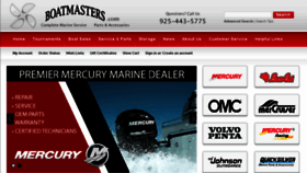 What Boatmasters.com website looked like in 2017 (7 years ago)