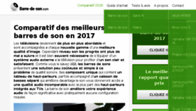 What Barre-de-son.com website looked like in 2017 (7 years ago)