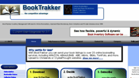 What Booktrakker.com website looked like in 2017 (6 years ago)