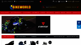 What Bikeworld.ie website looked like in 2017 (8 years ago)