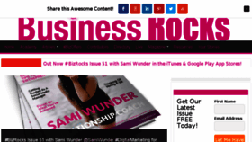 What Businessrocks.co website looked like in 2017 (7 years ago)