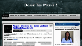 What Bossetesmaths.com website looked like in 2017 (6 years ago)