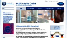 What Bode-chemie.de website looked like in 2017 (7 years ago)