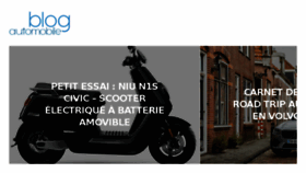 What Blogautomobile.fr website looked like in 2017 (7 years ago)