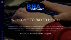 What Bhasoftware.com website looked like in 2017 (7 years ago)