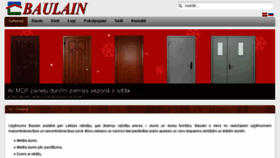 What Baulain.lv website looked like in 2017 (6 years ago)