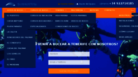 What Bluebottomdiving.es website looked like in 2017 (7 years ago)