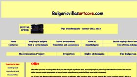 What Bulgariavillasartcove.com website looked like in 2017 (7 years ago)