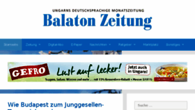 What Balaton-zeitung.info website looked like in 2017 (7 years ago)