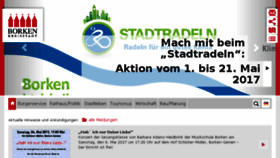 What Borken.de website looked like in 2017 (8 years ago)