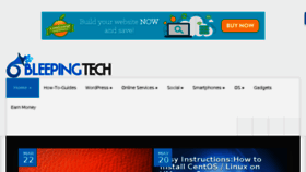 What Bleepingtech.com website looked like in 2017 (6 years ago)