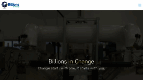 What Billionsinchange.in website looked like in 2017 (7 years ago)