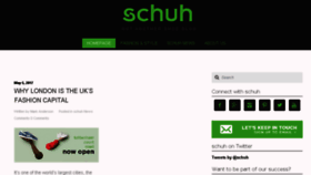 What Blog.schuh.co.uk website looked like in 2017 (7 years ago)