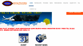 What Bandungpilotacademy.com website looked like in 2017 (7 years ago)
