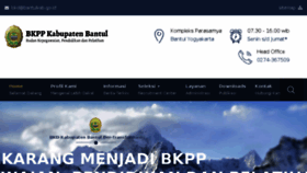 What Bkpp.bantulkab.go.id website looked like in 2017 (7 years ago)
