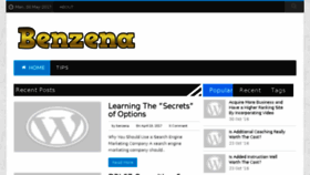 What Benzena.com website looked like in 2017 (6 years ago)
