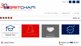 What Britchamdr.com website looked like in 2017 (7 years ago)