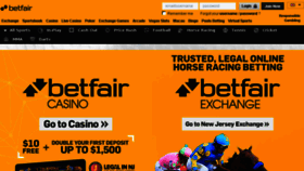 What Betfare.com website looked like in 2017 (7 years ago)