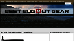 What Bestbugoutgear.com website looked like in 2017 (6 years ago)