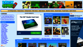 What Briskgames.com website looked like in 2017 (6 years ago)