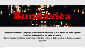 What Bundavica.com website looked like in 2017 (6 years ago)