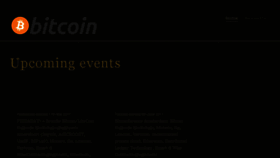 What Bitcoinference.com website looked like in 2017 (7 years ago)