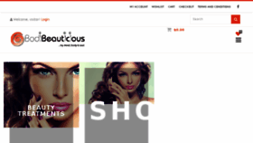 What Bodibeauticious.com.au website looked like in 2017 (7 years ago)