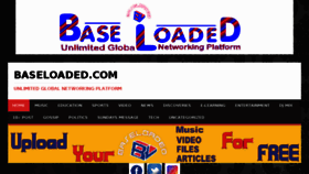 What Baseloaded.com website looked like in 2017 (7 years ago)