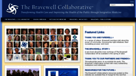What Bravewell.org website looked like in 2017 (6 years ago)