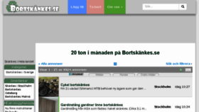 What Bortskankes.se website looked like in 2017 (6 years ago)