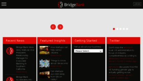 What Bridgebank.com website looked like in 2017 (6 years ago)