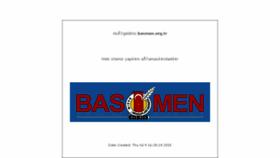 What Basmen.org.tr website looked like in 2017 (6 years ago)