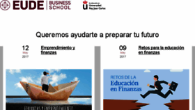 What Blog.eude.es website looked like in 2017 (8 years ago)