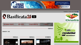 What Basilicata24tv.com website looked like in 2017 (6 years ago)